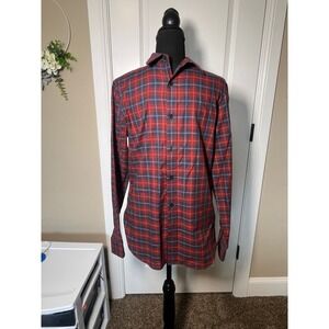 Calvin Klein Slim Fit Button Down Plaid Long Sleeve Shirt‎ - New with Tags